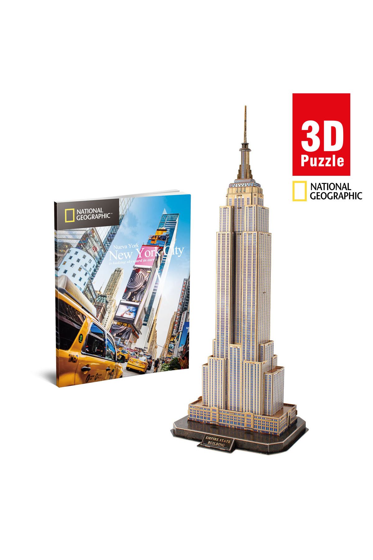 Cubic Fun 3d Puzzle National Geographic Serisi - Empire State Binası