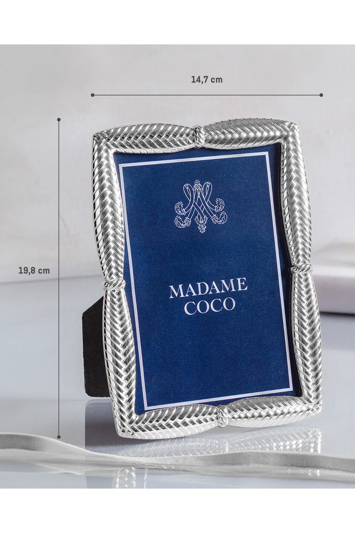 Madame Coco Fotoğraf Çerçevesi - Gümüş