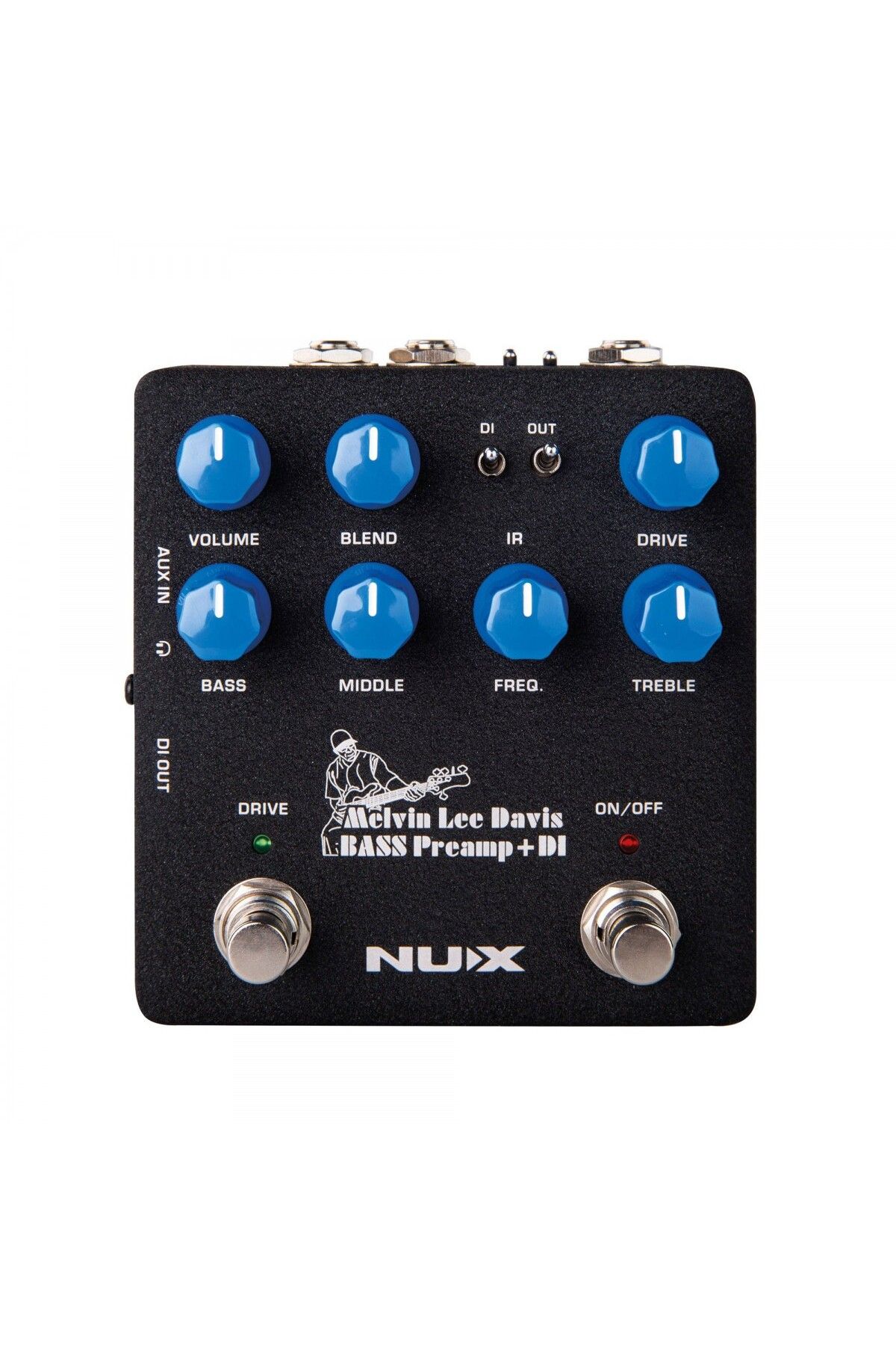Nux Nbp-5 Melvin Lee Davis Signature Bass Preamp Dı Box