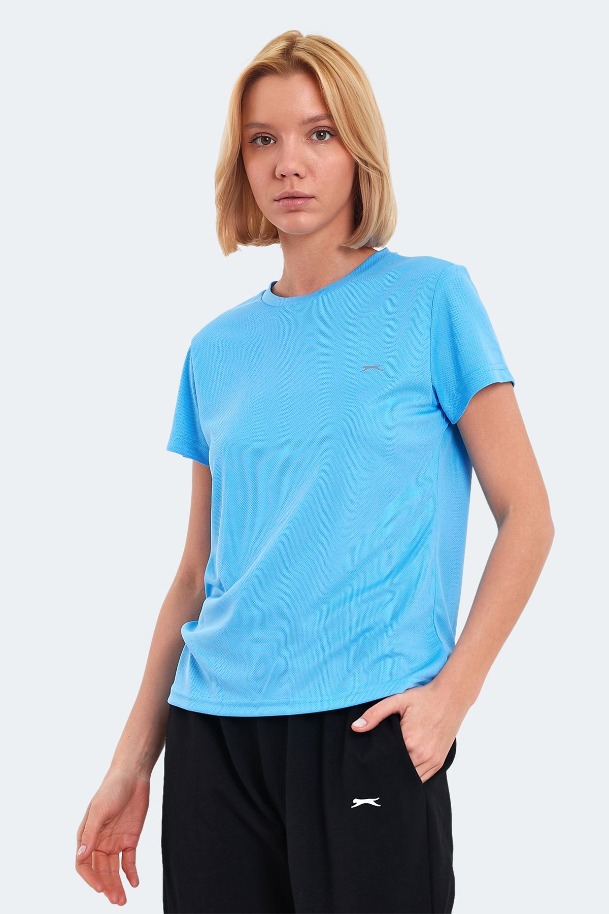 Slazenger RACING Kadın Tişört Açık Mavi