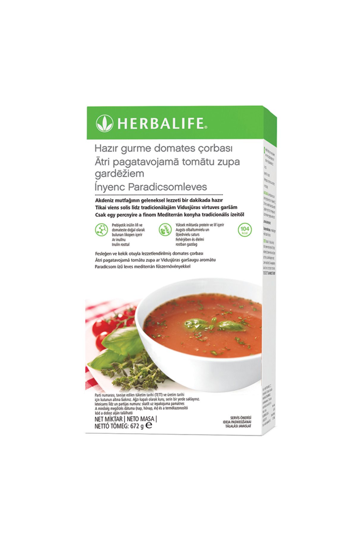 Herbalife Gurme Domates Çorbası