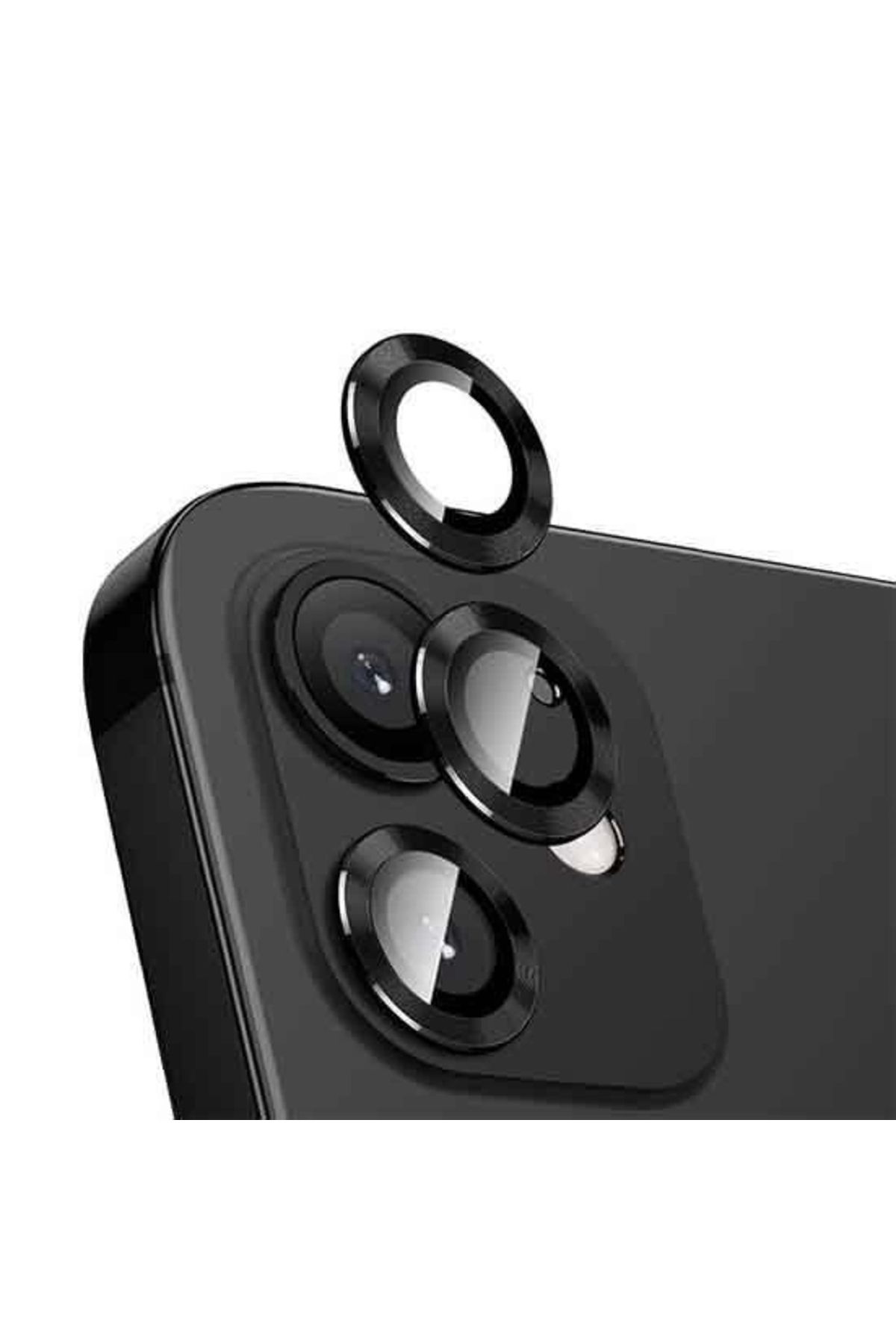 Lopard Apple iPhone 12 Mini Lopard CL-12 Premium Safir Parmak İzi Bırakmayan Anti-Reflective Lens Koruma Pa