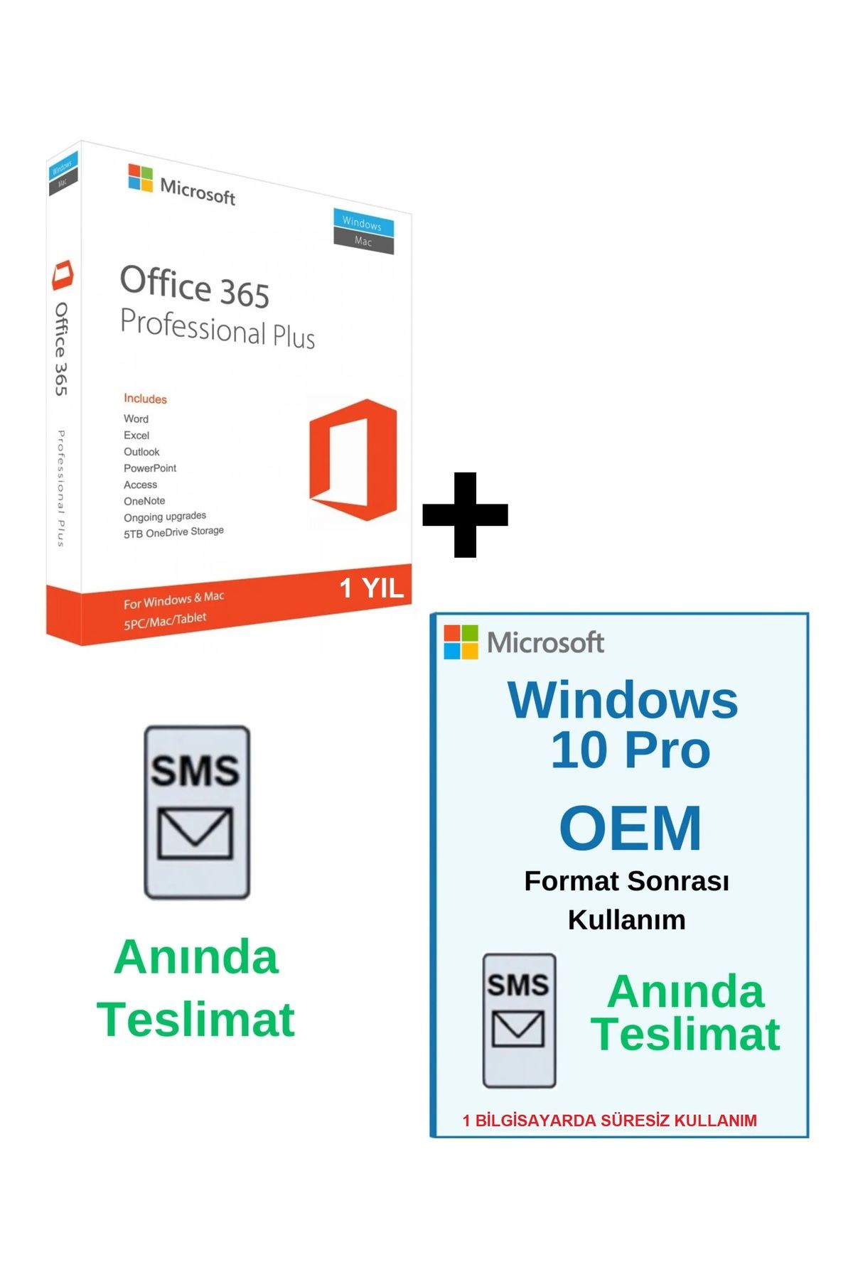 Microsoft Macbook - Office 2019 Home Business Lisans - 1 PC - Süresiz- SMS Teslimat