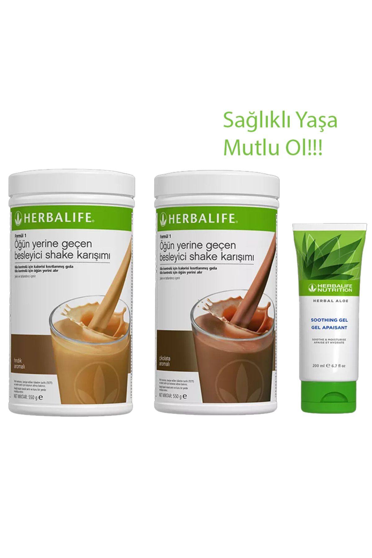 Herbalife Formül 1 Shake - Çikolata Ve Fındık Aromalı Aloevera Jel Hediyeli