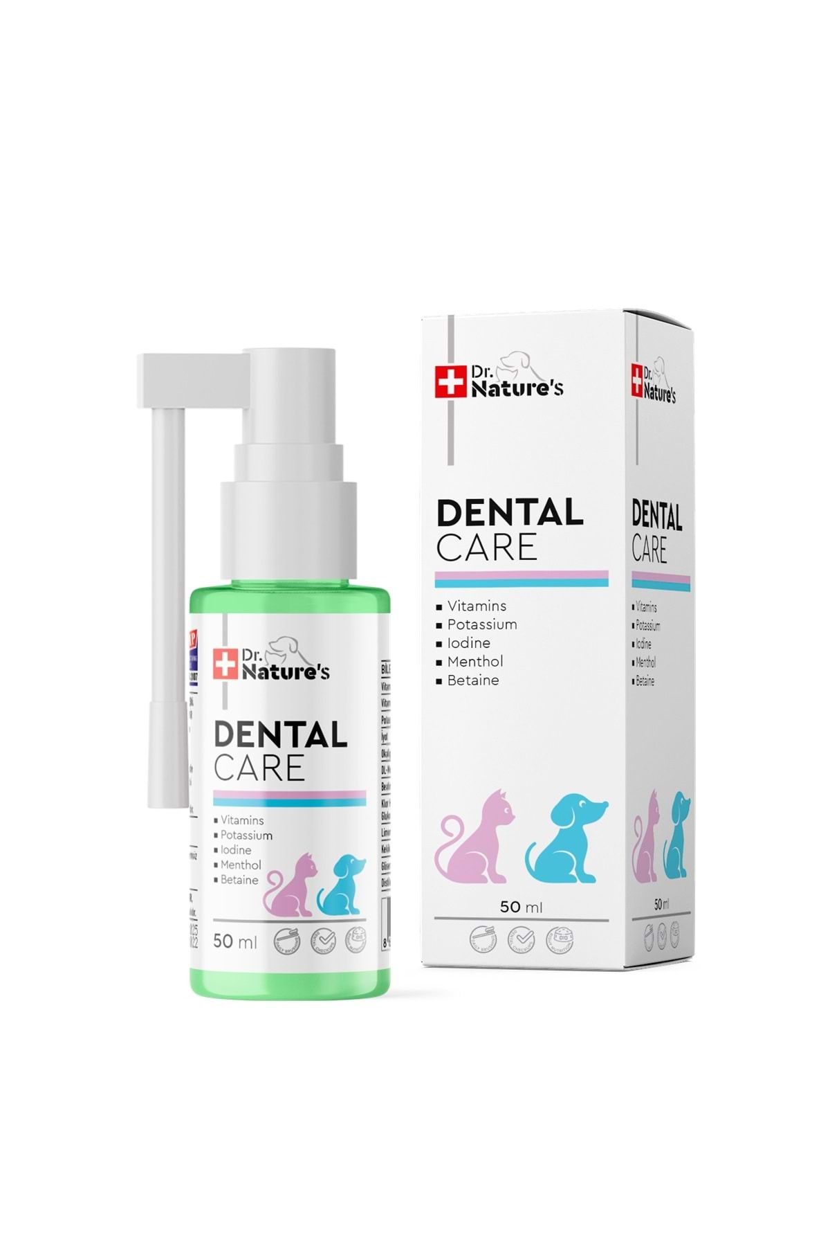 Dr. Nature's Drnatures Dental Care Kedi Ve Köpeklerde Ağız Bakım Spreyi 50 ml