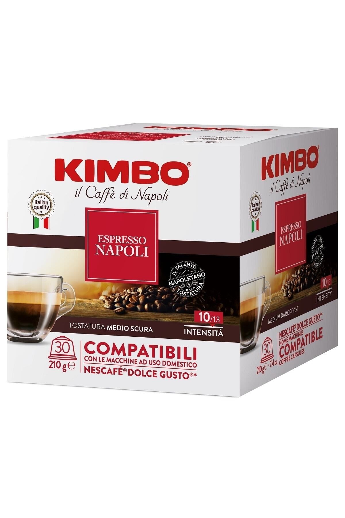 Kimbo Napoli Dolce Gusto Uyumlu Kapsül Kahve 30'lu Kutuda