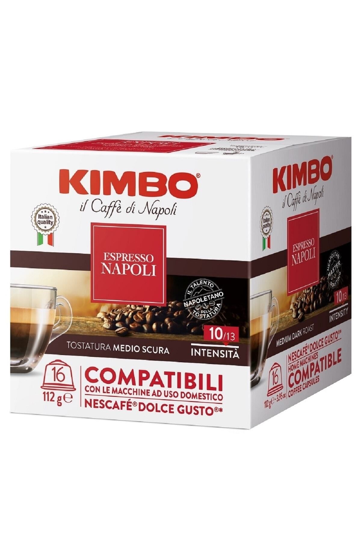 Kimbo Napoli Dolce Gusto Uyumlu Kapsül Kahve (16'lı Kutuda)