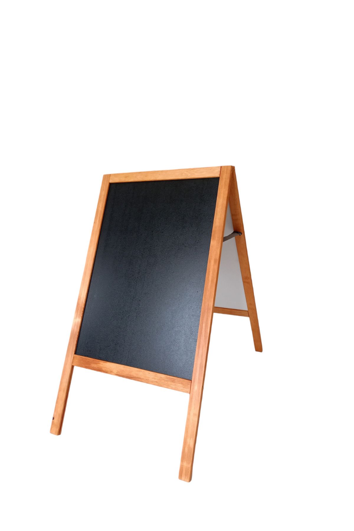 MİRRORSS Menü tahtası ahşap ayaklı çift taraflı  yazı tahtası 95x50