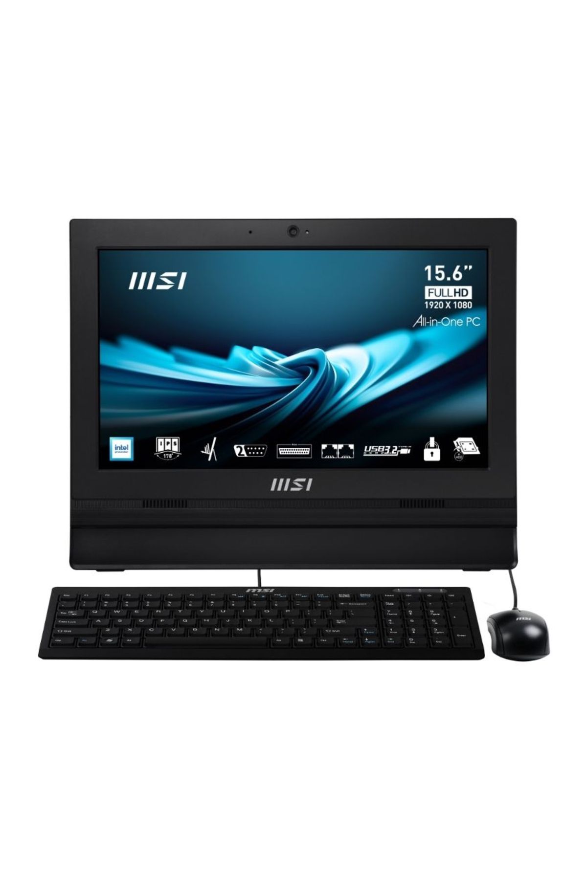 MSI Pro Ap162t Adl-002xtr 15.6" Fhd 16:9 (1920X1080) N100 4gb Ddr4 128gb Ssd Dos Touch All In One Pc