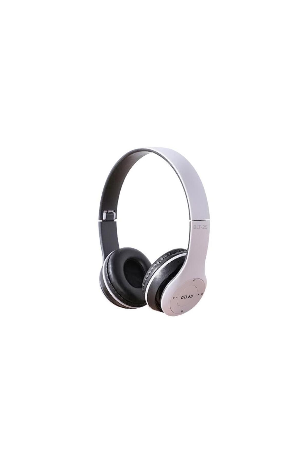 Sunix Wireless 5.0 Stereo Kulak Üstü Bluetooth Kulaklık Beyaz Blt-25