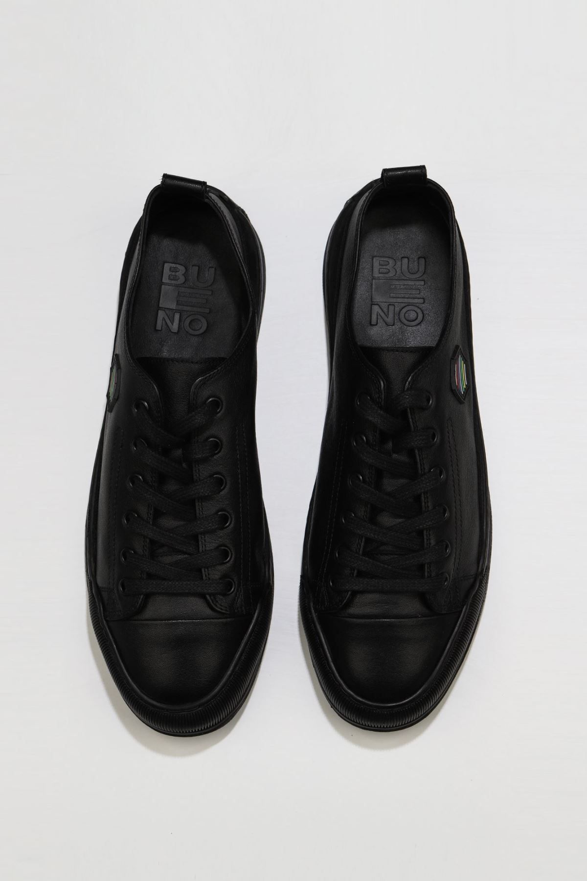 Bueno Shoes Siyah Atlas-dante Deri Erkek Spor Ayakkabı