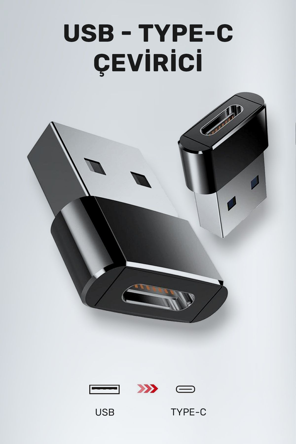CONOCER Iphone 11 12 13 14 15 Yeni Nesil Uyumlu Başlık Aparatı Type-c To Usb Dönüştürücü Otg Çevirici