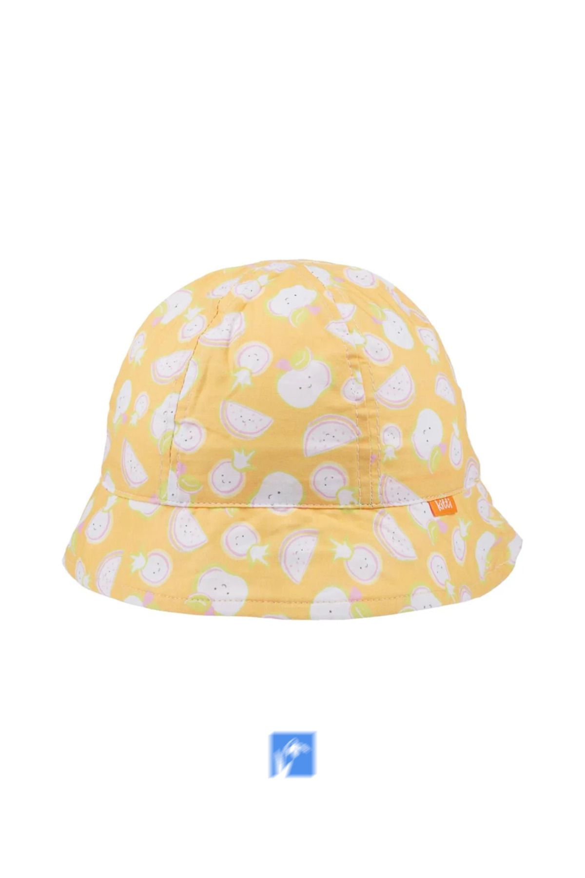 Kardelen Butik Denizli %100 Pamuk  Kız Çocuklar İçin Güneş Şapkası  ( 4-8 Yaş ) ( Size 52 )