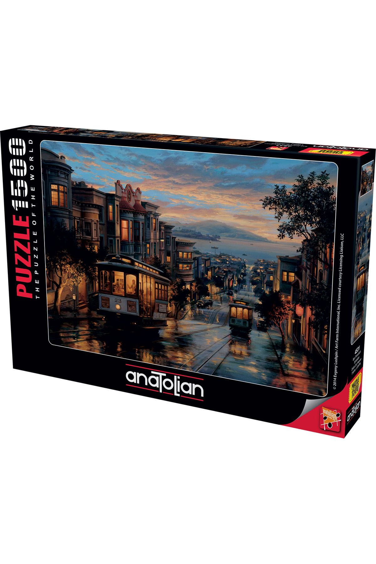 Anatolian Puzzle 1500 Parçalık Puzzle / San Francisco Sokakları - Kod:4531