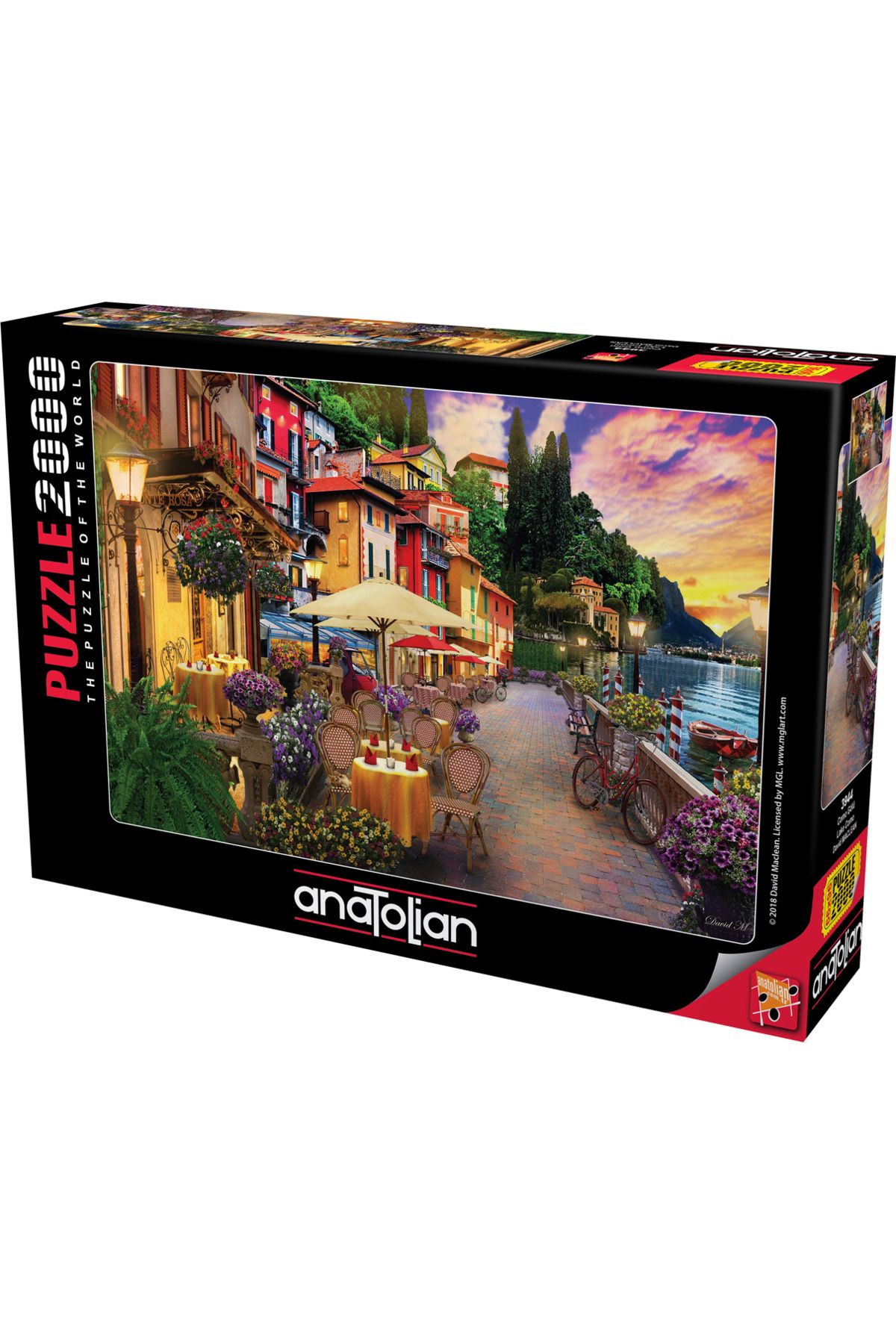 Anatolian Puzzle 2000 Parçalık Puzzle / Como Gölü - Kod:3944
