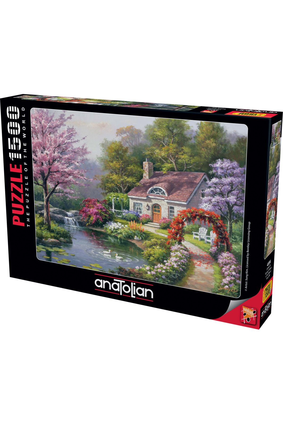 Anatolian Puzzle 1500 Parçalık Puzzle / Çiçekli Ev - Kod:4556