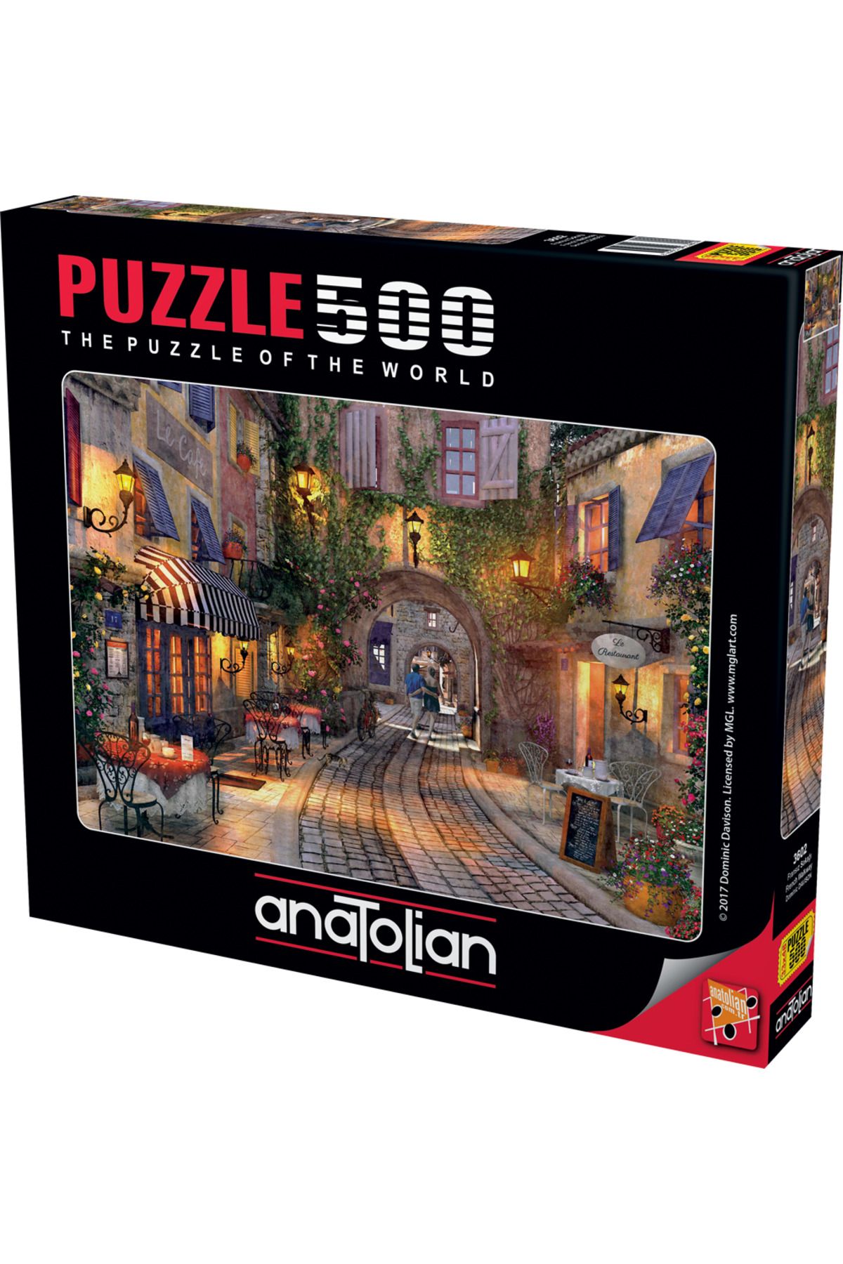 Anatolian Puzzle 500 Parçalık Puzzle / Fransız Sokağı - Kod:3602