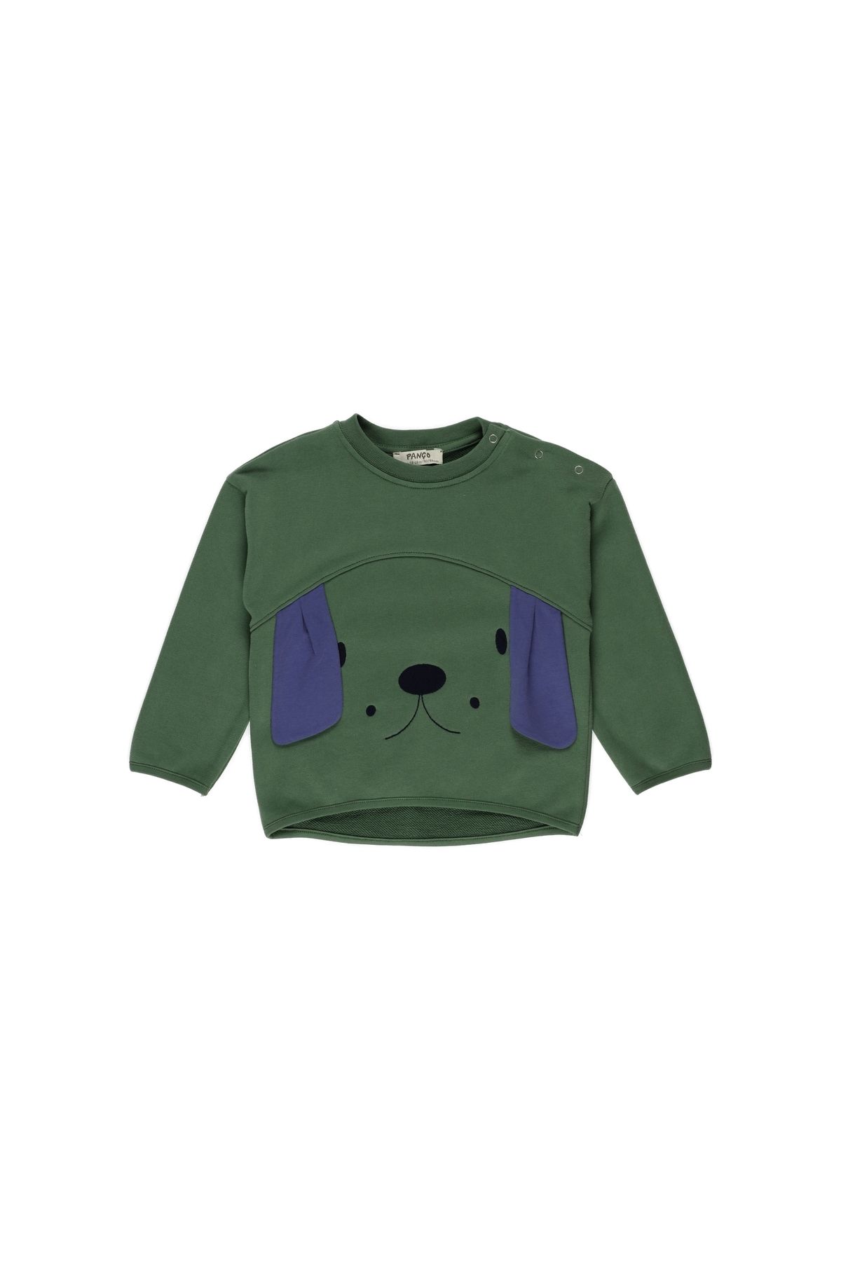 Panço Erkek Bebek Üç Boyut Ve Nakış Detaylı Sweatshirt
