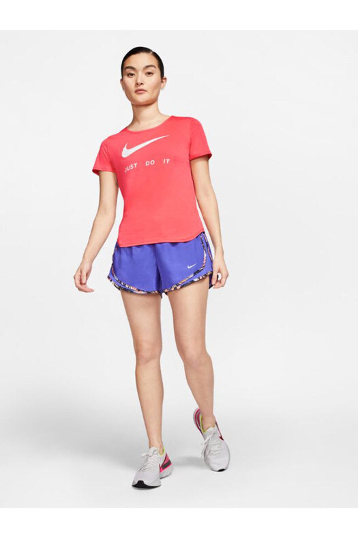 Nike Women's W Nk Top Ss Swsh Run T-shirt - Cj1970-814