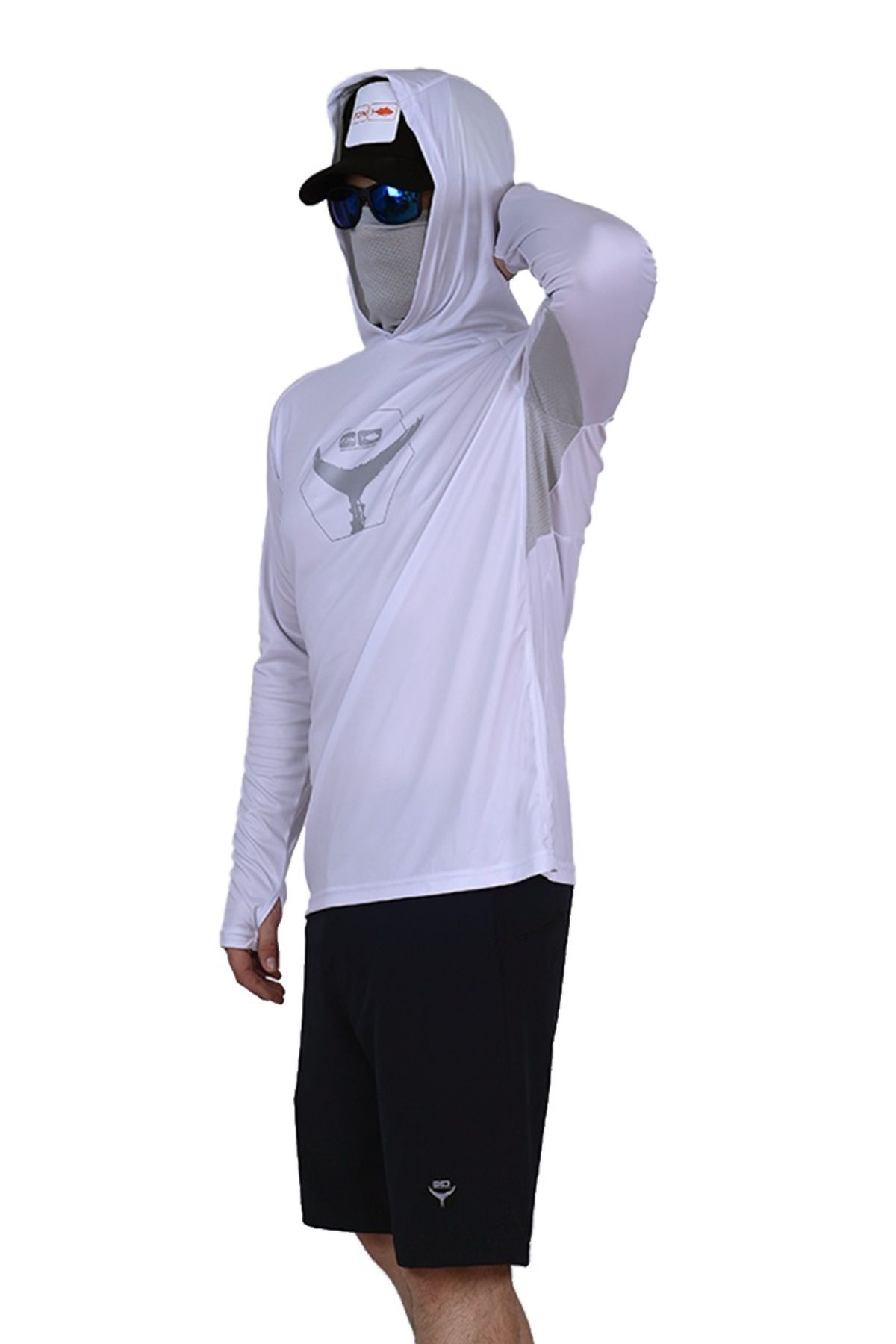 Fujin Pro Angler T-shirt Dark White Large (L)