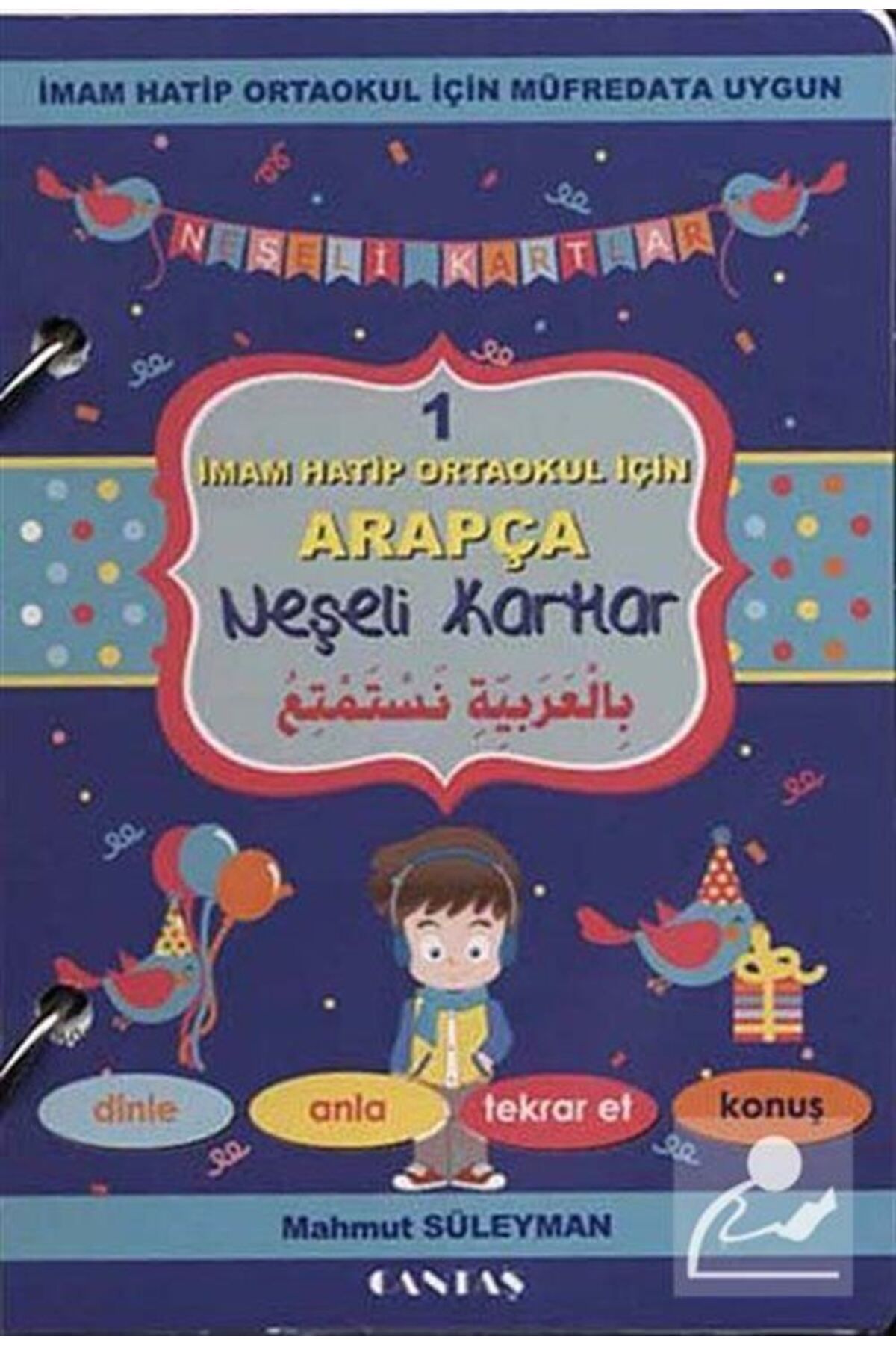 Cantaş Yayıncılık İmam Hatip Okulları Için Arapça Neşeli Kartlar 1 (CD EKLİ)