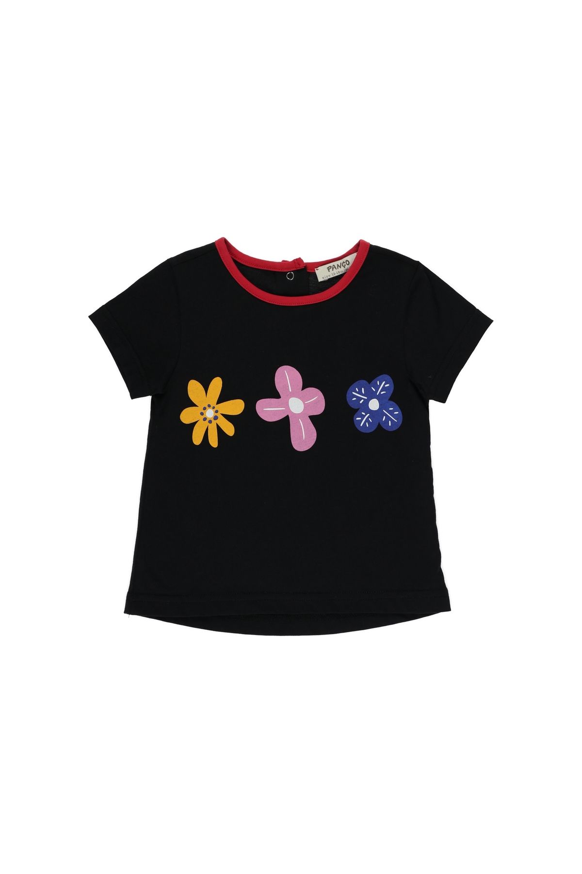 Panço Kız Bebek Kısa Kollu Baskılı Tişört