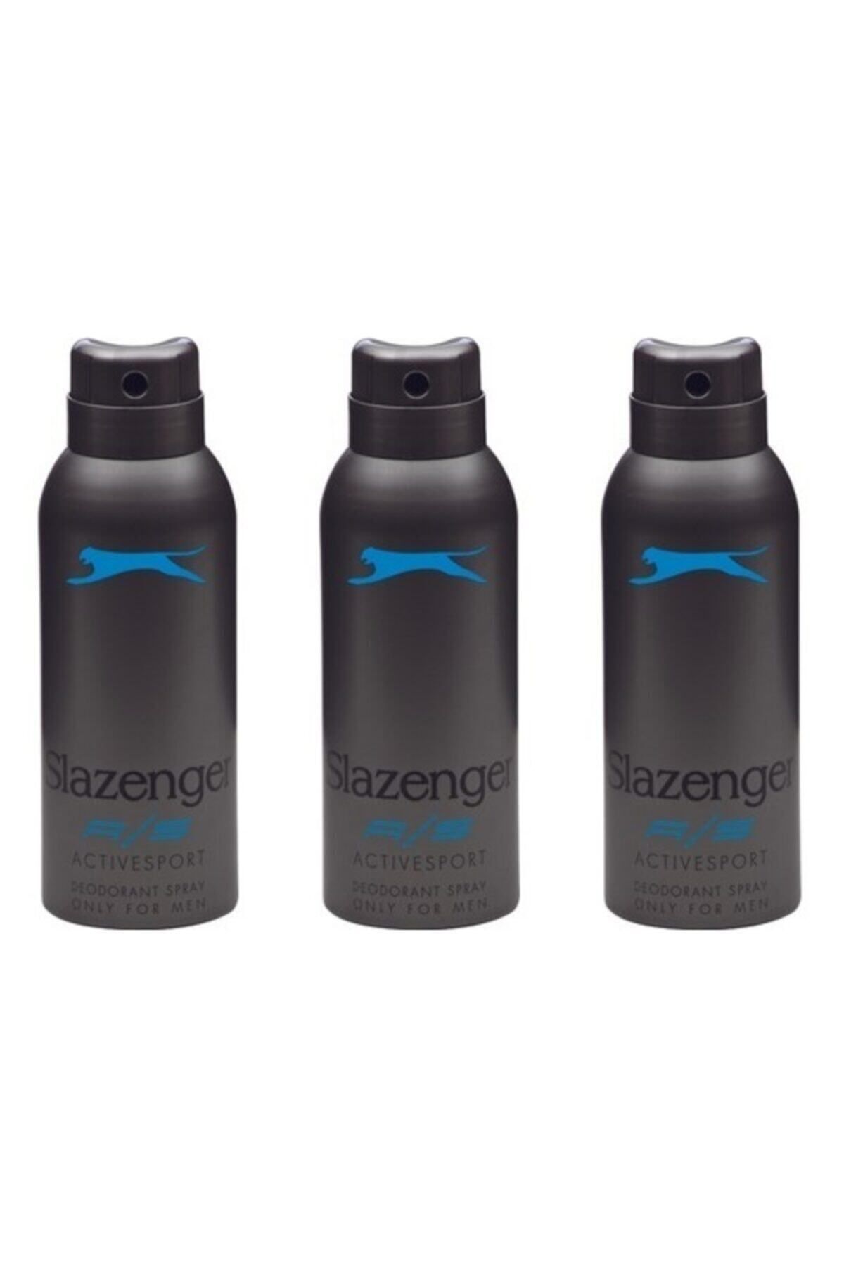 Slazenger Deodorant Active Sport 150ml(MAVİ) X 3 Adet