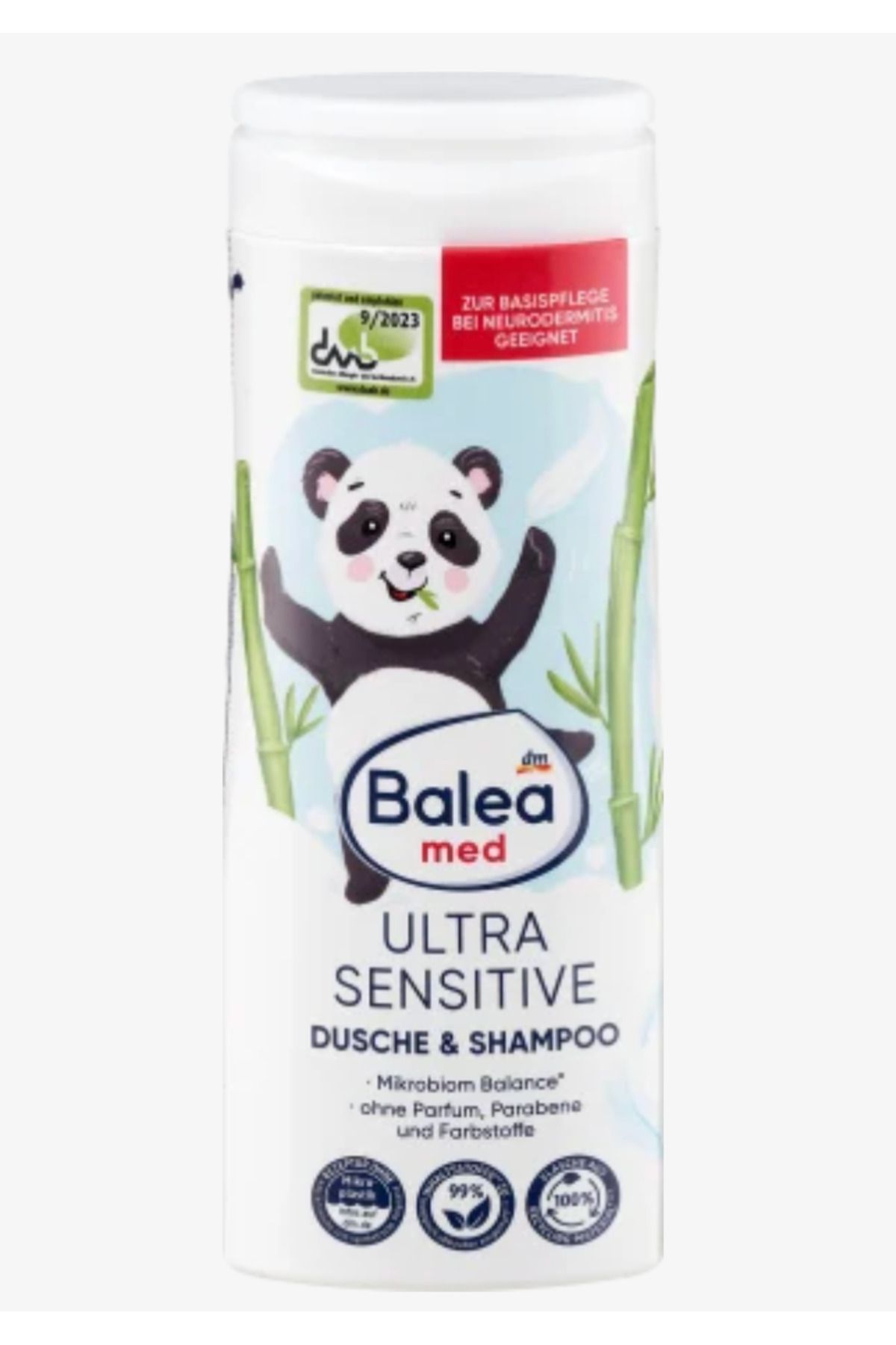 BALEA Çocuk duş jeli ve şampuanı 2'si 1 arada Ultra Hassas, 300 ml
