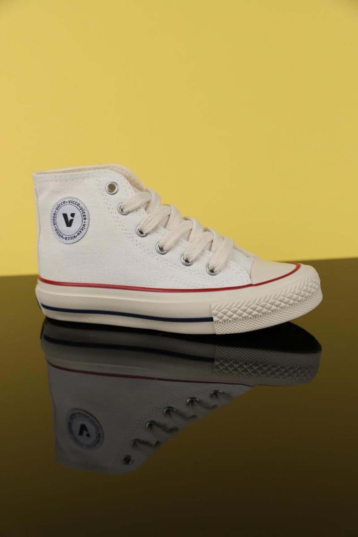 Vicco 31-34 Numara Unisex Beyaz Renk Star Ayakkabı