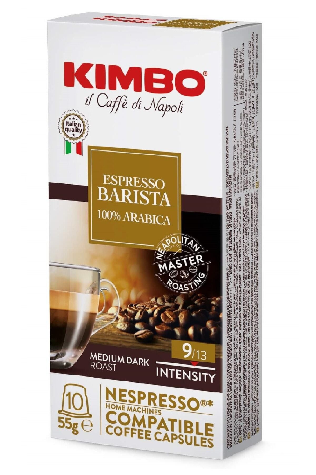 Kimbo Barista Armonia 100% Arabica Nespresso Uyumlu Kapsül Kahve (10 LUK KUTUDA)