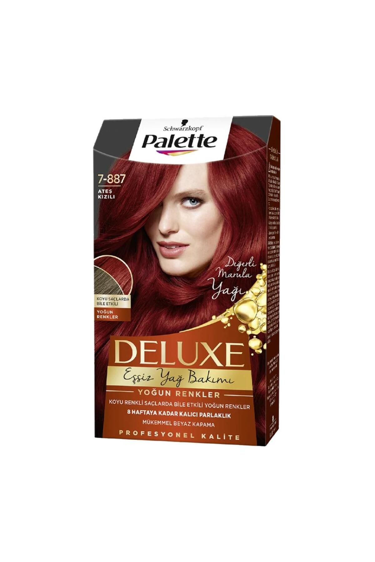 Palette Deluxe Saç Boyası 7.887 Ateş Kızılı X 3 Adet