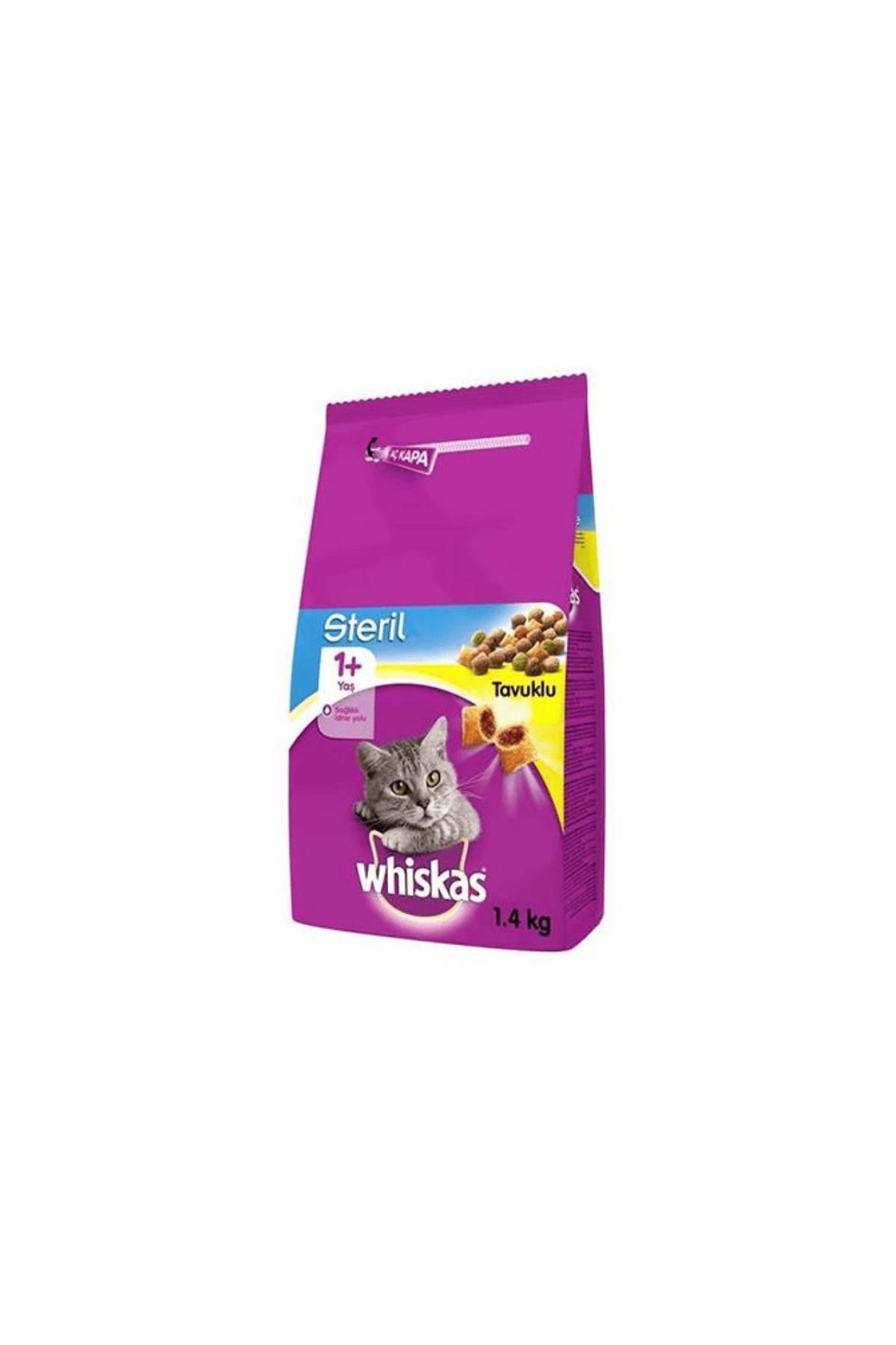 Whiskas Kısır Tavuklu Kedi Maması 1.4 Kg