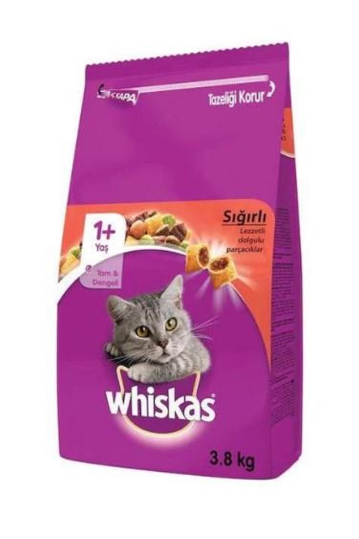 Whiskas Biftekli/havuçlu Kedi Maması 3.8 Kg