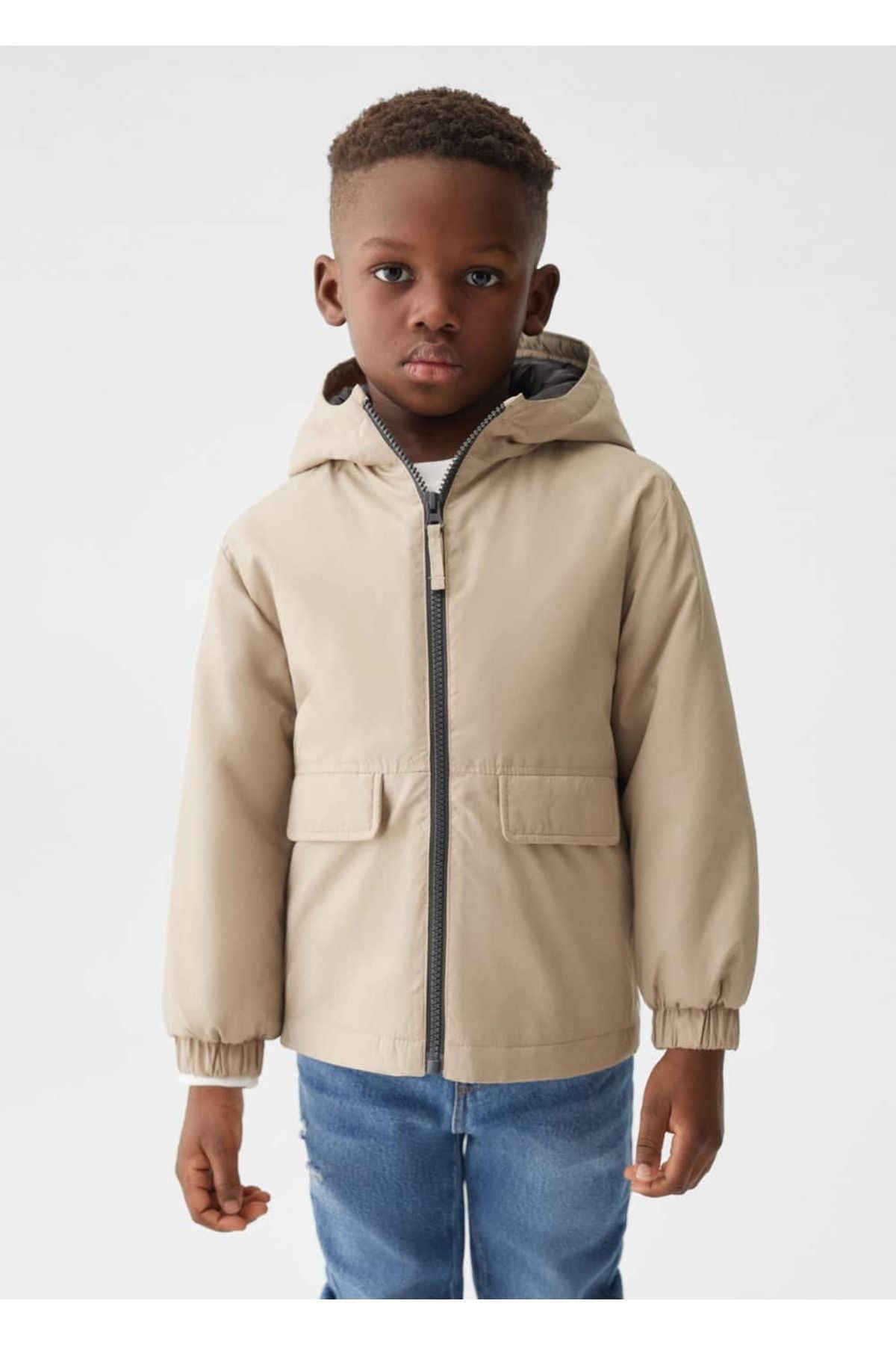 MANGO Baby Kapüşonlu anorak