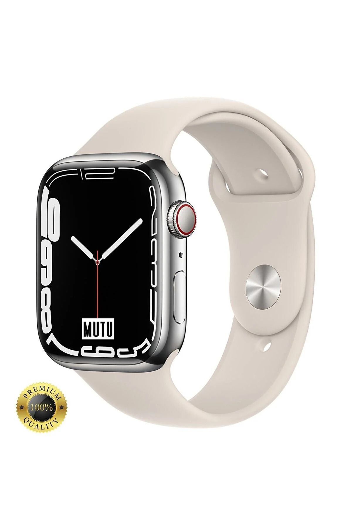 MUTU Watch 9 Platinum Kalite ( 3 Kordon ) Yeni Versiyon Amoled Ekran Akıllı Saat Smartwatch