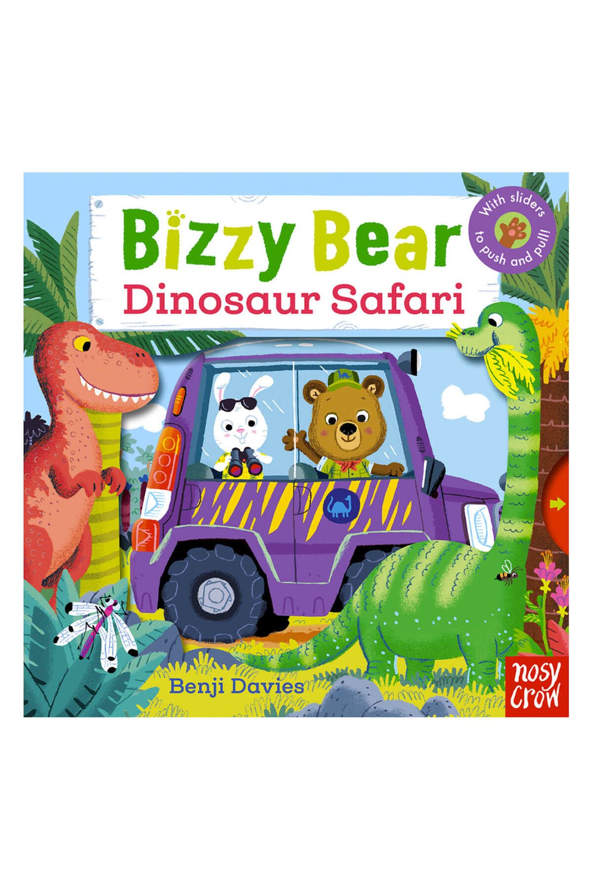Nosy Crow Bizzy Bear - Dinosaur Safari (HAREKETLİ KİTAP - DİNOZORLAR)