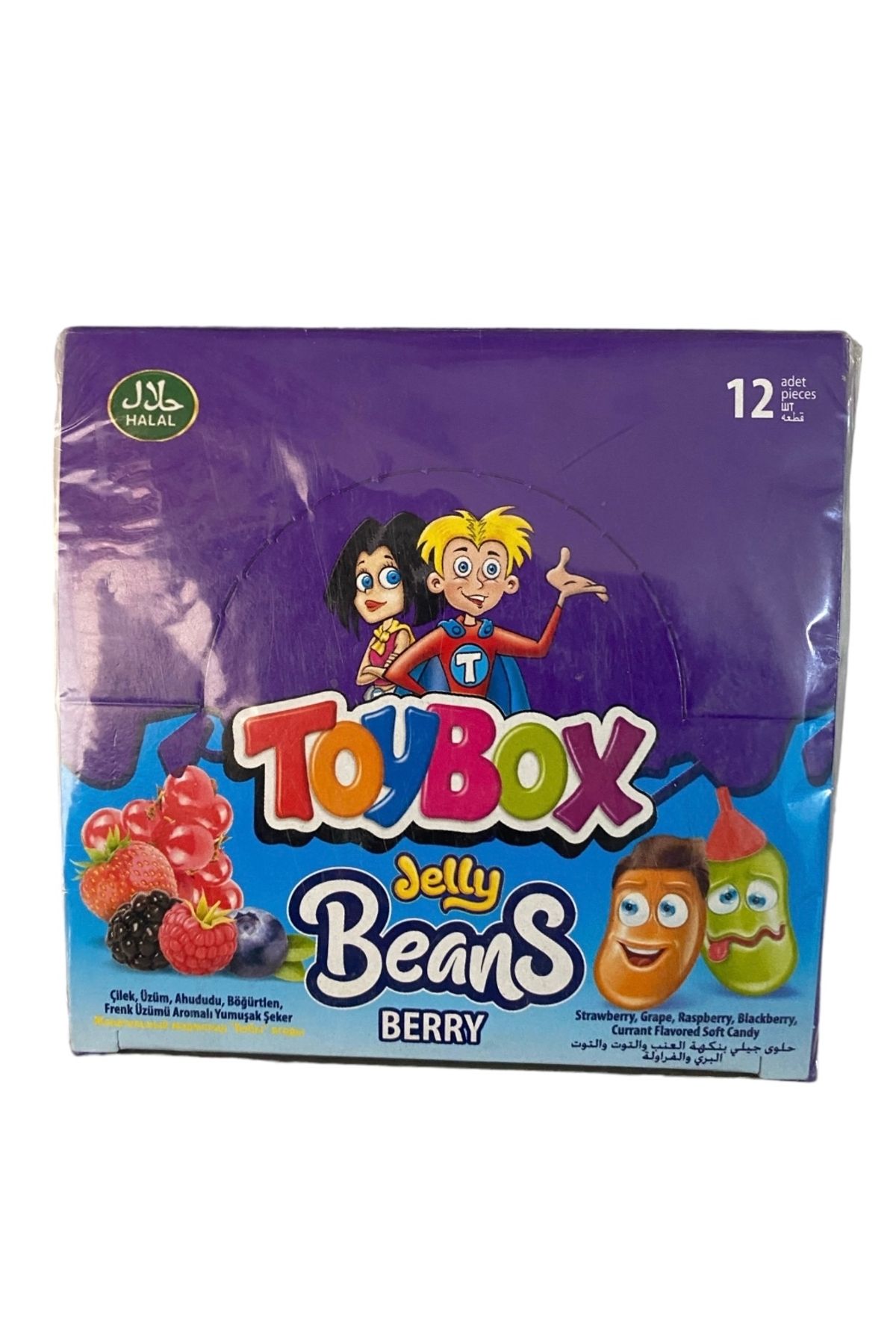 Toybox Jelly Beans Berry 12 adet