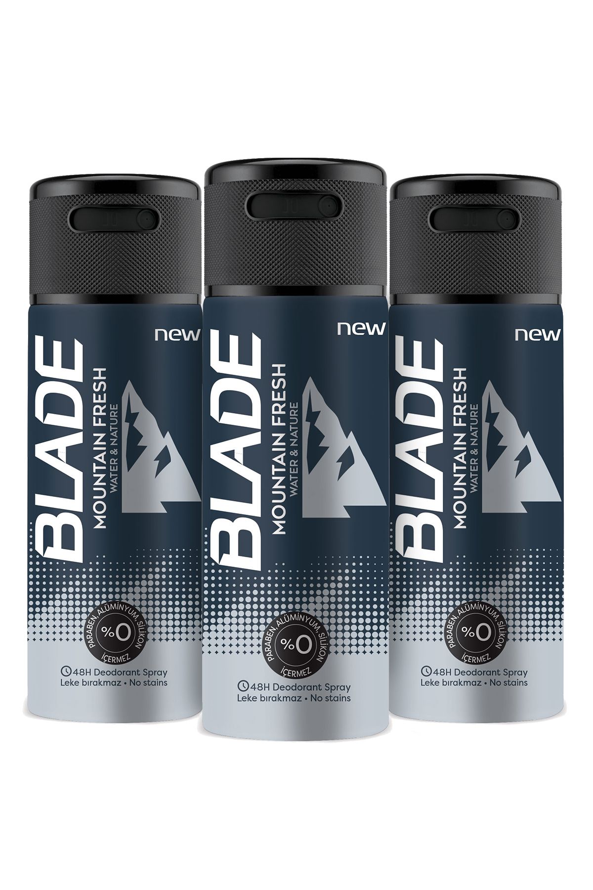 Blade Mountain Fresh Deodorant 3x150ml
