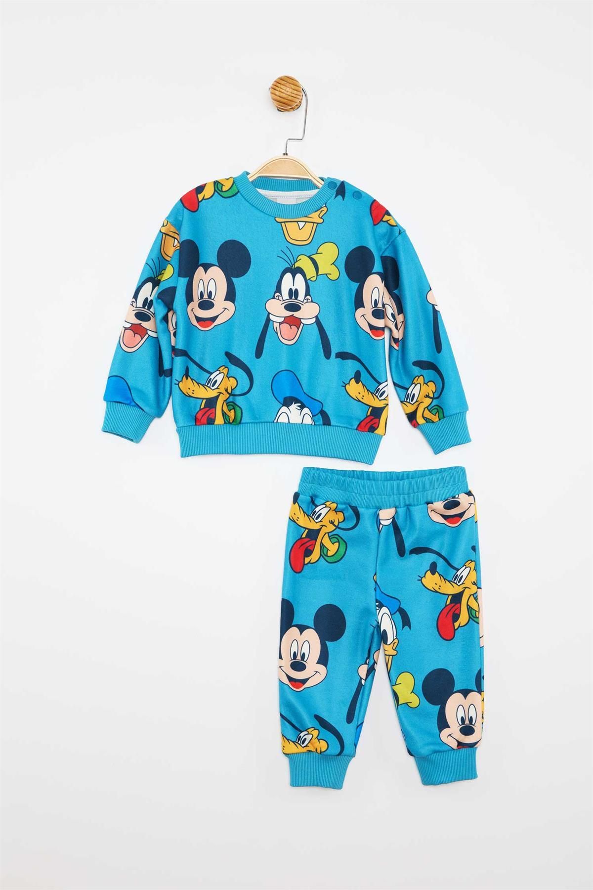 Mickey Mouse Lisanslı Erkek Bebek 2'li Takım 21161