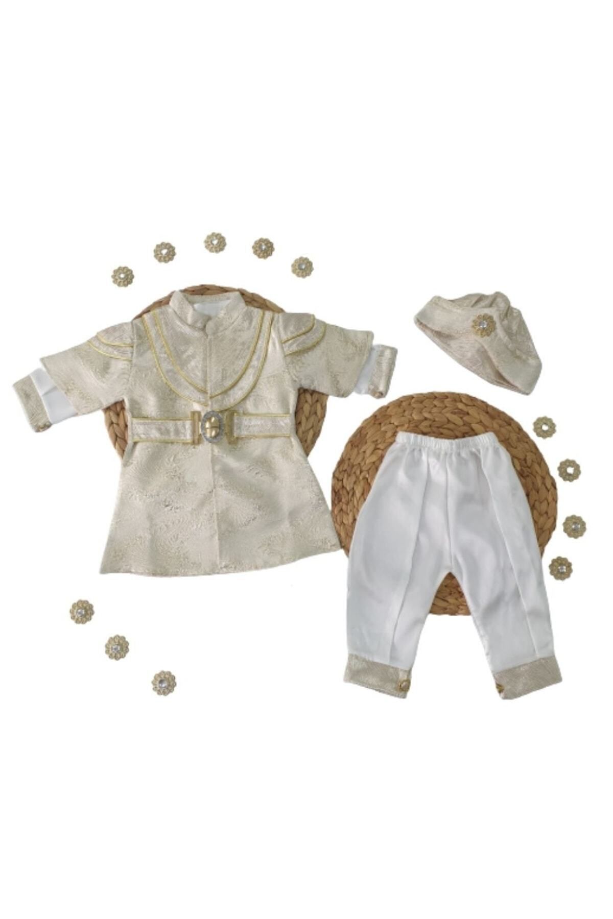 Petite Ponpon Baby Harry&millie Erkek Bebek Mevlütlük Şehzade Sünnetlik Sünnet Kıyafeti Erkek Çocuk