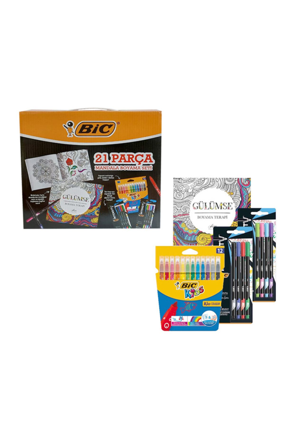 Bic Mandala Boyama Seti 21 Parça 501090