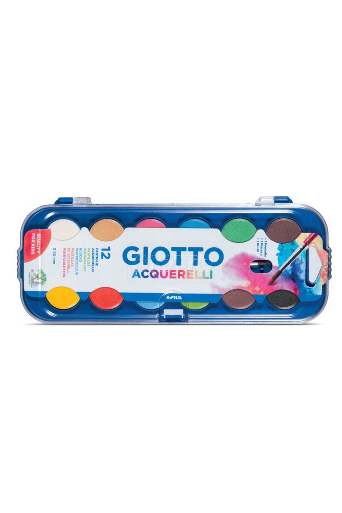 Giotto 12 Renk 30mm Blok Suluboya 331000
