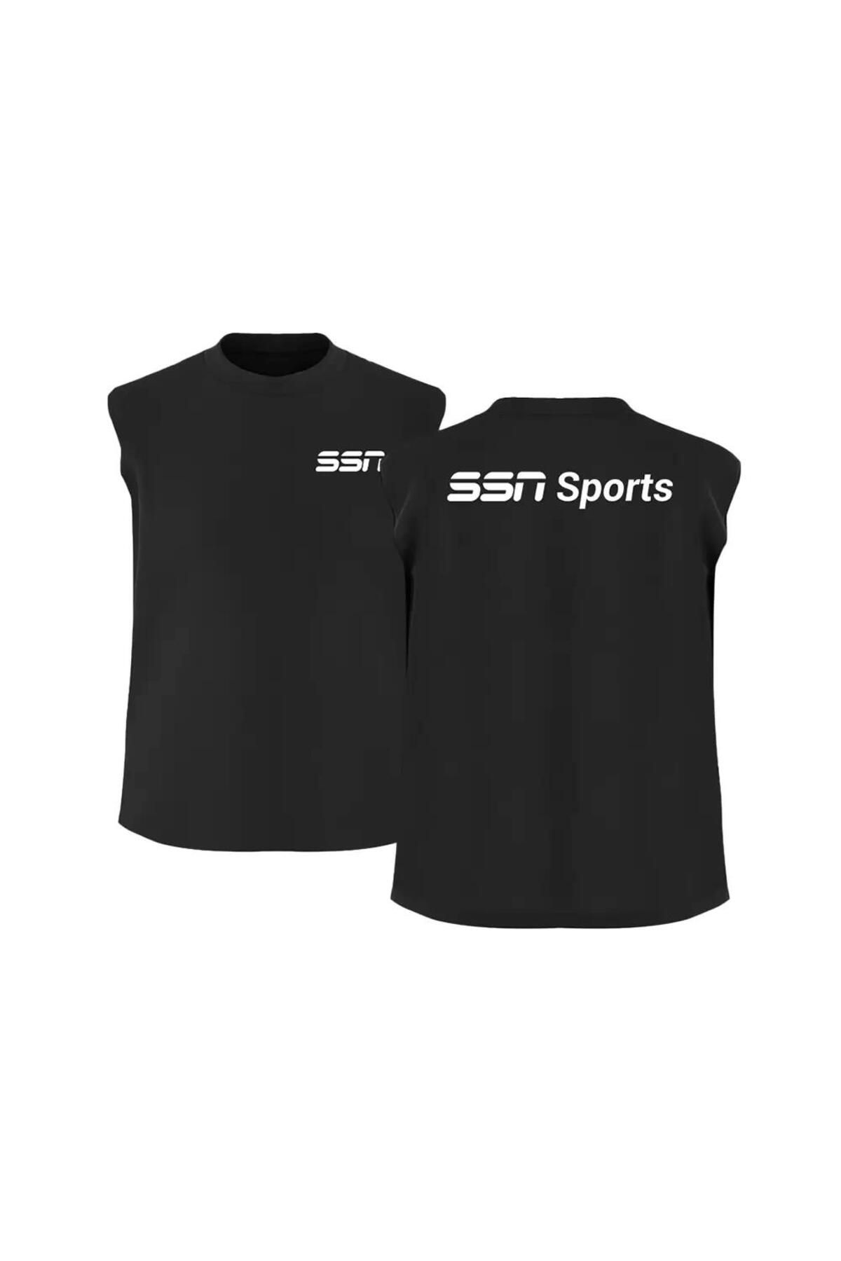 SSN Sports Style Nutrition Fitment Kolsuz Slim Fit Bisiklet Yaka Tshirt