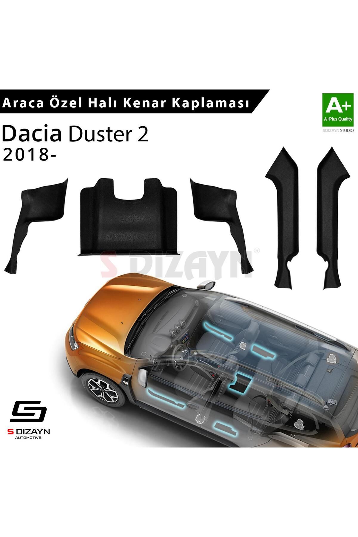 S Dizayn S-Dizayn Dacia Duster 2 Halı Kenar Kaplama Seti 2018 Üzeri A+ Kalite