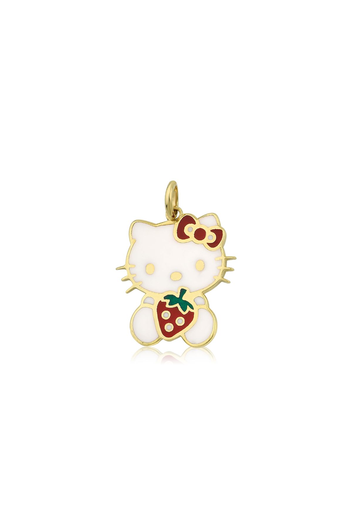 Hello Kitty Altın Kolye Ucu Ku0071a
