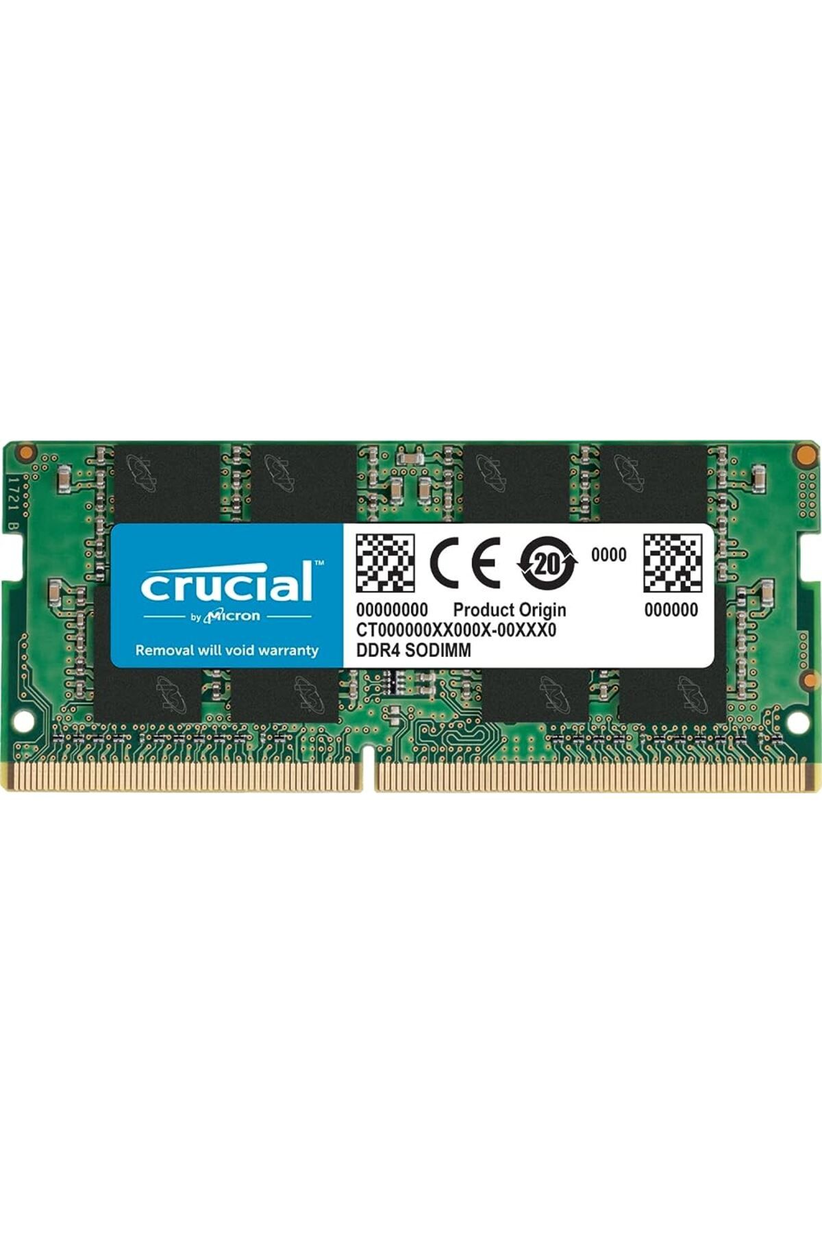 Crucial 16GB DDR4 3200MHZ CL22 SODIMM NOTEBOOK RAM CT16G4SFS832A