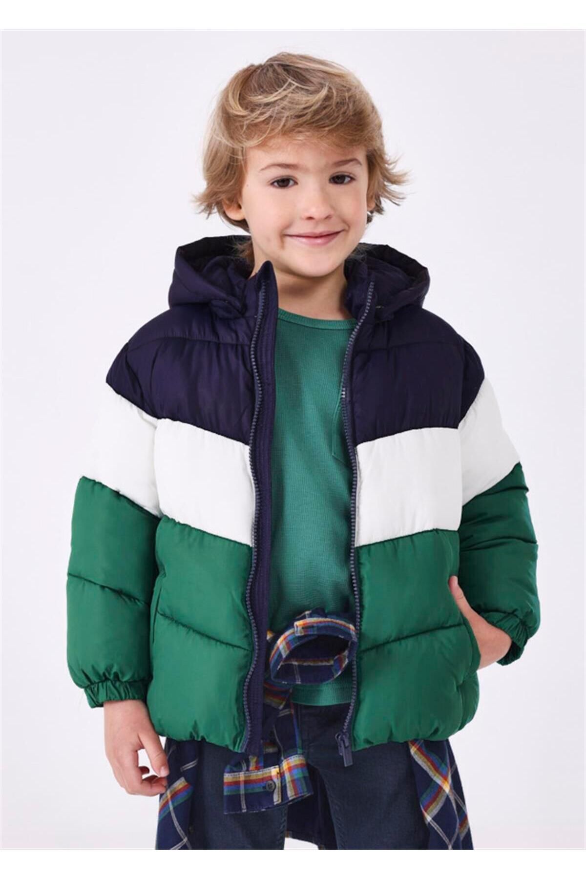 Mayoral Erkek Çocuk Polar Astarlı Renkli Şişme Mont
