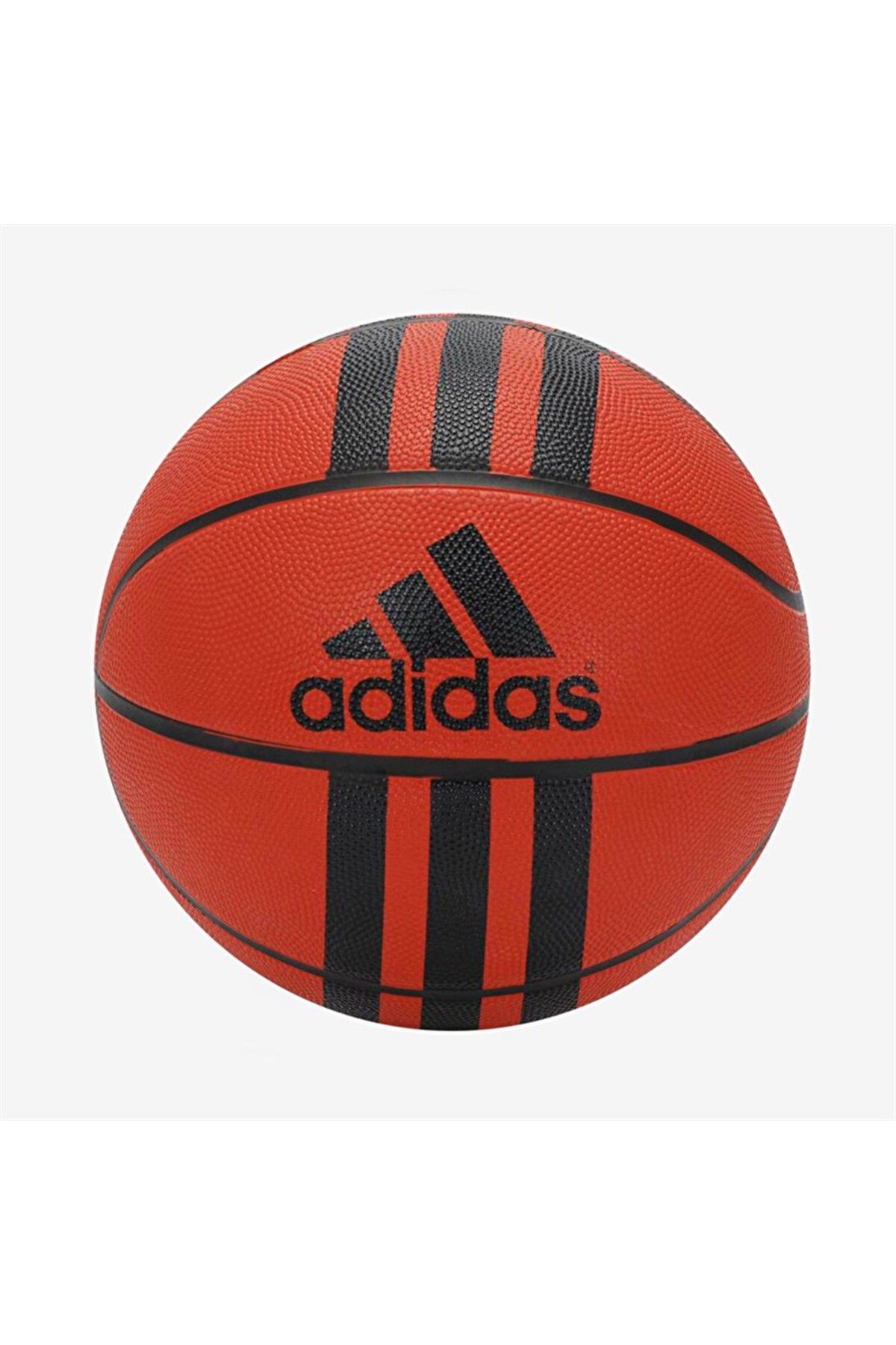 adidas 3s Rubber 218977 Siyah Beyaz Basket Topu Turuncu