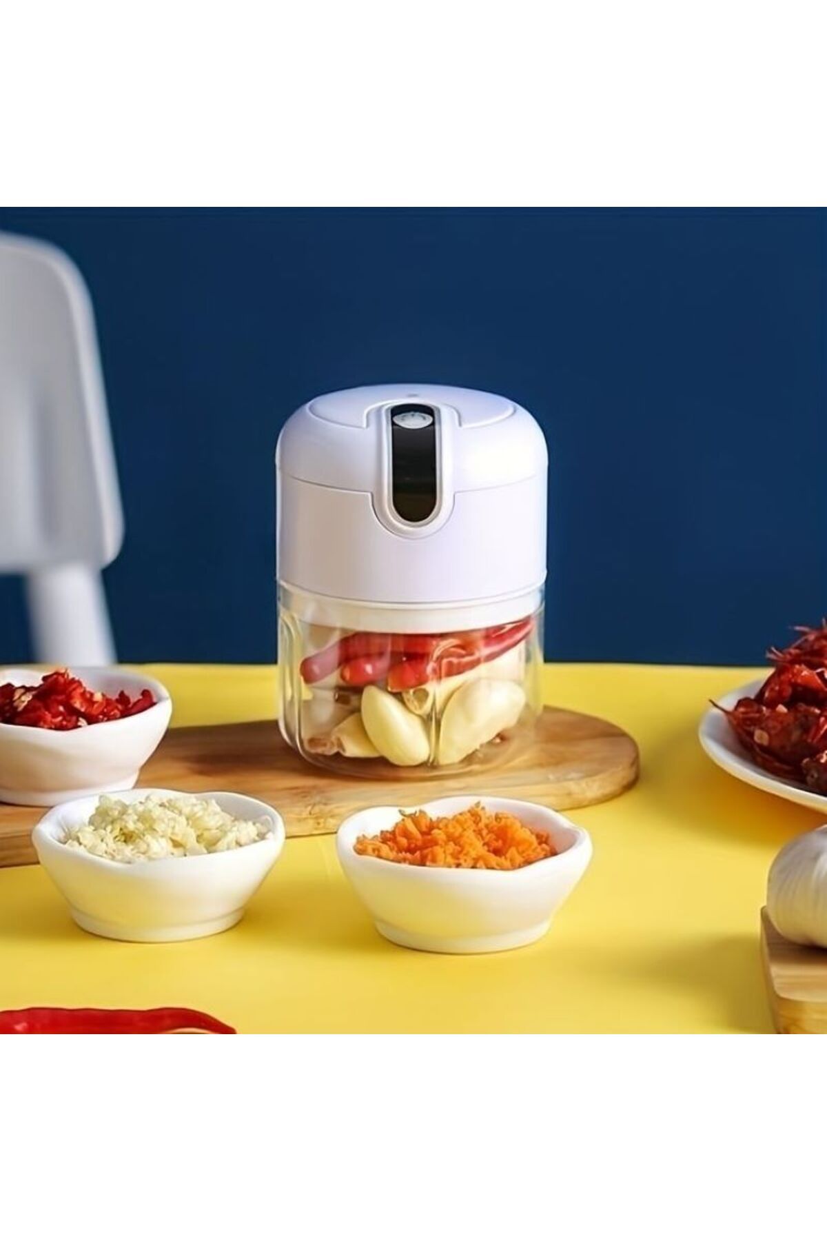 Technomax USB Şarjlı Mini Taşınabilir 3 Bıçaklı Blender - 250 ml