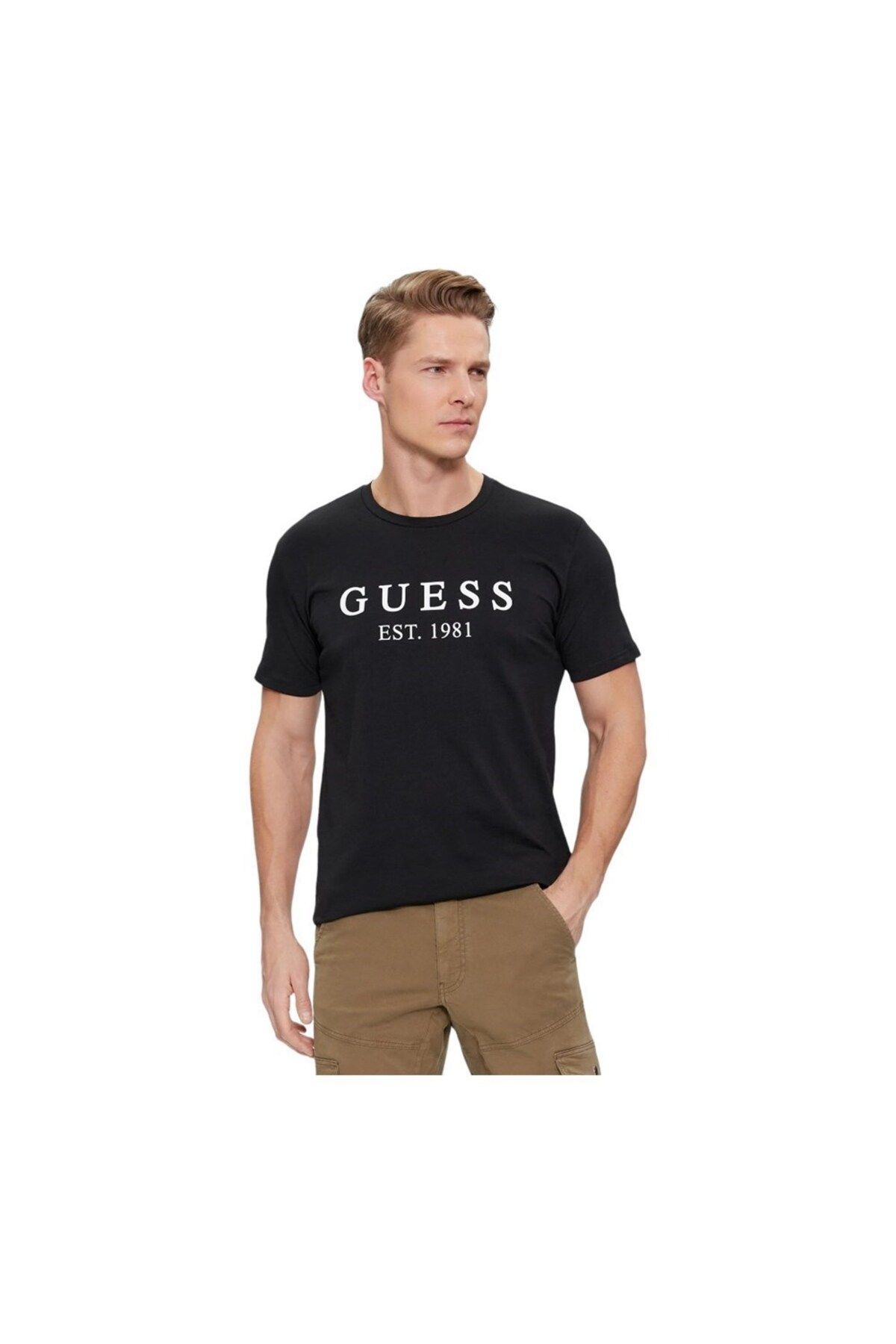 Guess Jersey Erkek Regular Fit T-Shirt